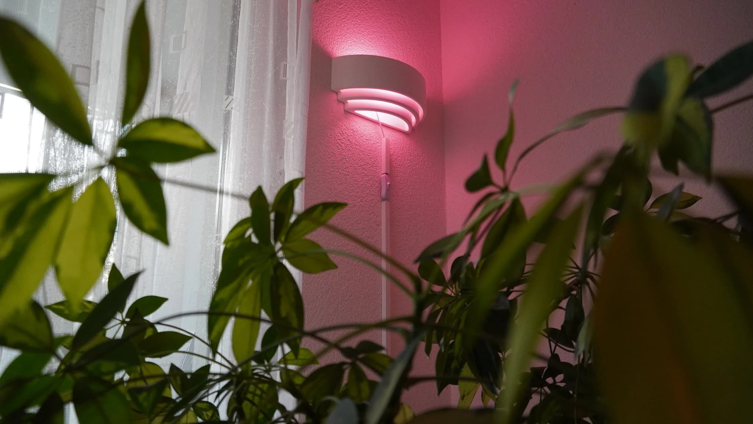 Hue-Lichtkonzept Wohnbereich